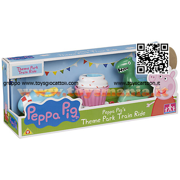  MUOVE IL TRENO Peppa Pig Theme Park Train Ride - Toys Mania Giocattoli