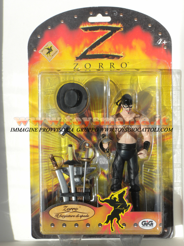 Gig Zorro personaggio ZORRO IL FORGIATORE DI SPADE giocattolo toys 