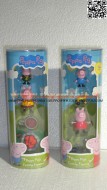 !!! NOVITA' !!! PEPPAPIG , PEPPA PIG ,  FIGURES , OFFERTA DUE SET CON PEPPA PIG CON LA BICICLETTA , GEORGE CON IL TRICICLO , PEPPA PIG E GEORGE PIG IN CAMPEGGIO COD 22310,