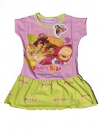 MASHA E ORSO Maglia - MAGLIETTA - T-SHIRT Vestito con balza bambina 6 anni art.VM09 rosa