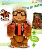 !!!! NOVITA' UGO LA TALPA MILAN  !!!!GIOCHI PREZIOSI  NUOVISSIMO UGO LA TALPA PELUCHE  IN VERSIONE MASCOTTE ALTEZZA34 CM CON DIVISA ROSSONERA COLORI DELLA SQUADRA DEL CUORE MILAN , TIFOSO MILAN  COD 12093