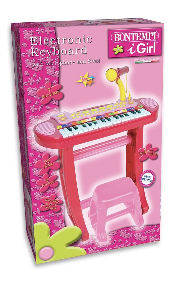 Tastiera con Gambe Microfono e Sgabello Bontempi Bontempi 13 3671 