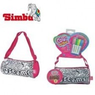 Color Me Mine D.Party Borsetta 4 PENNELLI (Sogg.casuale) (2015) MODELLO COLORABILE COME LA BORSA MESSENGER DELLA DISNEY FROZEN  160370453