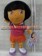 !!!! DORA !!!! PELUCHE , PUPAZZO , CM 32 CIRCA ,COME NELLA SERIE CARTONE ANIMATO IN TV ORIGINALE 