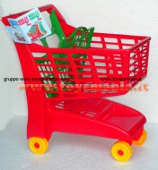 CARRELLO DELLA SPESA GIOCATTOLO ROSSO , ANDRONI GIOCATTOLI