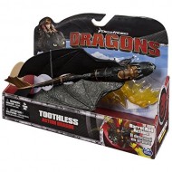 NUOVO MODELLO dragon trainer toothless barrel roll DRAGON TRAINER RUOTA SU SE STESSO! CON L ALI DI FUOCO