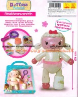 DOTTORESSA PELUCHE BIANCHINA CON MORBILLO , I PINTINI ROSSI SPARIRANNO COME PER MAGIA COD GPZ 90122