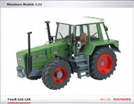 SCHUCO MODELLINO TRATTORE IN METALLO SCALA 1/32 FENDT 626 LSA TURBO 1981-1986