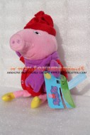 PELUCHE PEPPA PIG PERSONAGGIO PEPPA PIG DI CIRCA 33 CM 