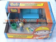 BOB AGGIUSTATUTTO !!!GIOCATTOLI PLAYSET MEDIO COMPOSTO DA IL DEPOSITO DEL CANTIERE  DI BOB toys , BRINQUEDOS ,JUGUETES , JOUETS , giocattolo COD 470630