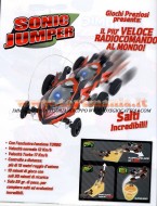 !!! SONIC JUMPER !!! NUOVISSIMA SONIC JAMPER GIOCHI PREZIOSI IL PIU' VELOCE RADIOCOMANDO AL MONDO MODELLO NERA CON ADESIVI ROSSI  RC BUGGY SONIC JUMPER TURBO 20 KM ORARI GPZ 18198 SPOT TV 