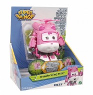 NEW SUPER WINGS Dizzy, Aereo Robot Personaggio Trasformabile Articolato, Alto 12 Cm   GIOCATTOLO ORIGINALE GIOCHI PREZIOSI TOYS