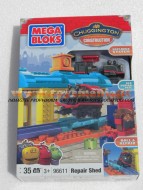 !!! Chuggington  new !!!! Chuggington in Allenamento - personaggio Chug-Garage con Old Puffer Pete MEGA BLOKS COD 99610 , giocattoli , toys , BRINQUEDOS ,JUGUETES , JOUETS 