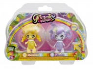  Giochi Preziosi - Glimmies Rainbow Friends Blister Doppio, Honeymia e Renelka 