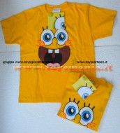  T-SHIRT MAGLIA SPONGEBOB GIALLA