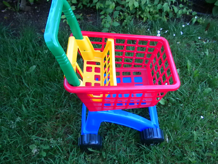 CARRELLO DELLA SPESA GIOCATTOLO COLORE VERDE ANDRONI GIOCATTOLI