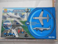 GRANDE CONFEZIONE TIPO LEGO CHE CONTIENE 434 PEZZI PER COMPORRE UN AEROPLANO !!! NELLA SCATOLA CI SONO ANCHE GLI OMINI !!!