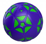 REACTORZ SPIN MASTER PALLA CON LUCE LED MODELLO PALLA VIOLA CON LUCE VERDE - Light-up Soccer Ball - Green Core & Purple Shield 