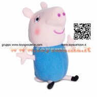 !!!! PEPPA PIG !!! PELUCHE DA 15 CM CON SUONI  CON FUNZIONAMENTO A PILA GEORGE COD CCP 04431