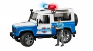 Bruder - Land Rover Defender Polizia con Luci e Suoni 02595