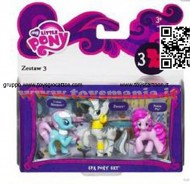 My little pony mini Hasbro Lotus Blossom , Zecora , Pinkie Pie  A0266