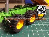 COPPIA PNEUMATICI X DUMPER MODELLINO IN SCALA 1/32 GOMMA MORBITA FACILE DA MONTARE , PREZZO LA COPPIA