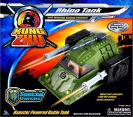 !!!!GIG !!GIOCHI PREZIOSI Kung Zhu Pets - Veicolo da combattimento - Carro armato Rhino PER PERSONAGGIO ROCK-O COD 88301