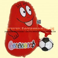 Grabo palloni gonfiabili Barbapapa rosso