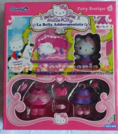 !!!! HELLO KITTY !!! FAIRY BOUTIQUE ,PERSONAGGI CON VESTITI E ACCESSORI MODELLO HELLO KITTY LA BELLA ADDORMENTATA COD 86213