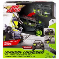 SPIN MASTER Air Hogs - Shadow Launcher, Set con elicottero e veicolo telecomandati 