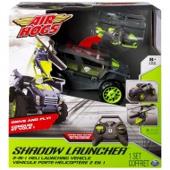 SPIN MASTER Air Hogs - Shadow Launcher, Set con elicottero e veicolo telecomandati 