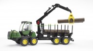 Bruder 02133 novita' John Deere 1210E Forwarder trasporto 4 tronchi c/ braccio meccanico	[ cod 02133 ]	