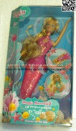 TANYA MAGIC MERMAID  DI COLORE ROSA , TANYA  MAGICA SIRENA CHE  NELL'ACQUA IL SUO TOP SI ILLUMINA CCP 18970 