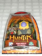 !!!!! NOVITA'!!!! HUNTIK LANCIATORE TITAN AMULET CON PERSONAGGIO METAGOLEM  COD 15019