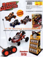 !!! SONIC JUMPER !!! NUOVISSIMA SONIC JAMPER GIOCHI PREZIOSI IL PIU' VELOCE RADIOCOMANDO AL MONDO OFFERTA 4 MODELLI ASSORTITI RC BUGGY SONIC JUMPER TURBO 20 KM ORARI GPZ 18198 SPOT TV