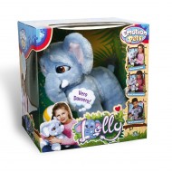 Emotion Pets, Lolly Elefante Peluche Interattivo con Palla di Giochi Preziosi CCP25070