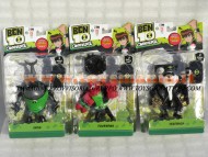  BEN TEN OMNIVERSE FUNZIONANTE A PILA , BEN 10 OMNIVERSE PERSONAGGI GIOCATTOLI OFFERTA SERIE COMPLETA FORMATA DA FOURARMS , EATLE E FEEDBACK COD 36062 CM 16 CON BASE COMPATIBILE CON OMNITRIX