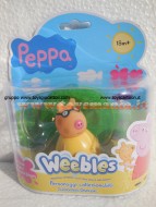 NOVITA' PEPPA PIG WEEBLES ! PEDRO PONY  SEMPRE IN PIEDI DI GIOCHI PREZIOSI CON BASE AGGANCIABILE PER 18 M+ COD. 05110 