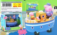 PEPPA PIG LA BARCA PREMI E VAI DI NONNO CANE CON 3 PERSONAGGI ORIGINALE GIOCHI PREZIOSI CCP 05380