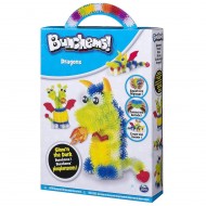  Crea Bunchems DRAGON -DRAGONS GLOW'N THE DARK - BRILLANO AL BUIO  PHOSPHORESCENTS - BRILLANO AL BUIO