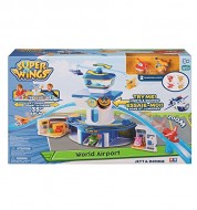 Set Gioco SUPER WINGS Torre di Controllo con Luci e Suoni con Personaggi Jett e Donnie di Super Wings UPW06000 