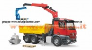 Bruder 03651  MB Arocs camion ribaltabile con gru e pallet	 [ cod 03651 ]