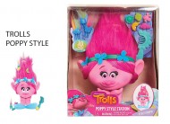 Trolls Testa con Capelli per Acconciature CON 10 PEZZI INCLUSI