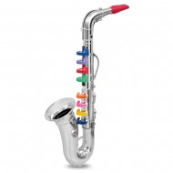 Bontempi SX4331N - Sassofono, 41 cm, Colore: Argento