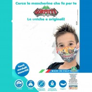 Gig Gormiti Mask - mascherina x bambini con il logo gormiti 8056379106708