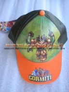 !!!! Cappello !!!!!!  con visiera color arancio per bambini con personaggio gormiti 