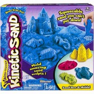 Kinetic Sand - Set Sabbia Modellabile - Blu - CON VASCHETTA 