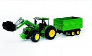  GIOCATTOLI BRUDER SIAMO UN RIFERIMENTO Bruder TRATTORE  John Deere 7930 con benna e rimorchio cod 03055 