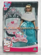 MIA TANYA HELLO KITTY PRINCIPESSA DELUXE GIOCHI PREZIOSI ! CORONCINA DI HELLO KITTY INCLUSA! MODELLO COLOR AZZURRO COD.18395