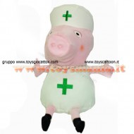 PEPPA PIG PELUCHE INFERMIERA CM 30 CIRCA